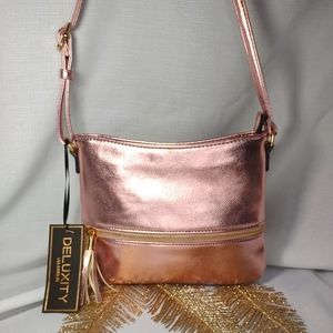 Metallic pink purse